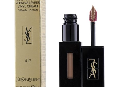 Yves Saint Laurent Rouge Pur Couture Vernis A Levres Vinyl Cream Creamy Stain - # 417 Beige Bounce  5.5ml 0.18oz Discount