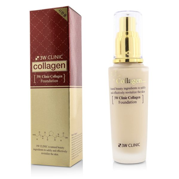 3W Clinic Collagen Foundation - # 21 (Transparent Beige)  50ml 1.67oz Online