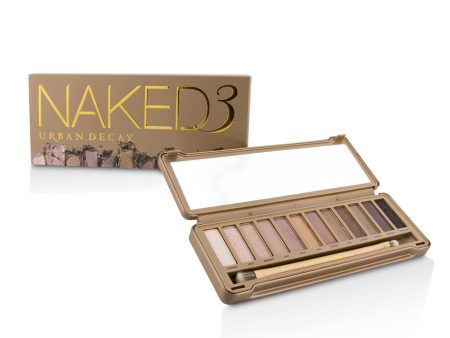 Urban Decay Naked 3 Eyeshadow Palette: 12x Eyeshadow, 1x Doubled Ended Shadow Blending Brush Discount