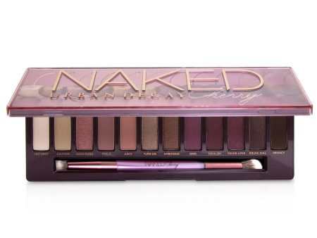 Urban Decay Naked Cherry Eyeshadow Palette: 12x Eyeshadow, 1x Double Ended Brush  12x1.1g 0.038oz Cheap