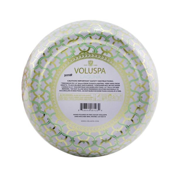 Voluspa 3 Wick Decorative Tin Candle - Laguna  340g 12oz For Sale