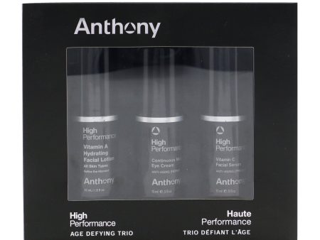 Anthony High Performance Age Defying Trio Set: Vitamin C Facial Serum 15ml +Vitamin A Facial Lotion 15ml + Eye Cream 15ml  3x15ml 0.5oz Discount