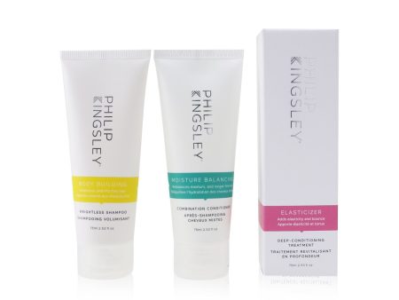 Philip Kingsley Nourish & Volume Jet Set  3pcs Supply