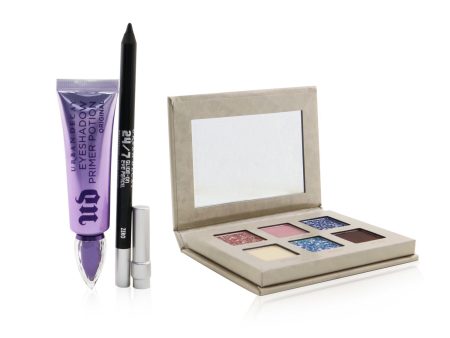 Urban Decay Stoned Vibes Major Gems Set: (1x Mini Eyeshadow Palette + 1x Eye Pencil + 1x Eyeshadow Primer)  3pcs Fashion