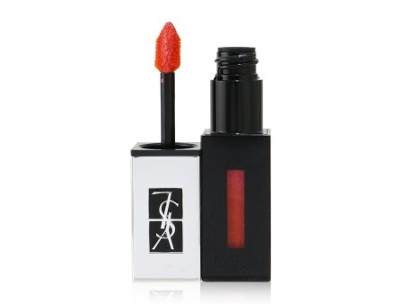 Yves Saint Laurent Rouge Pur Couture Vernis A Levres The Holographics Glossy Stain - # 506 Orange Gaming  6ml 0.2oz Discount