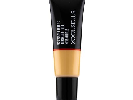 Smashbox Studio Skin Full Coverage 24 Hour Foundation - # 2.4 Light Medium With Warm Peach Undertone  30ml 1oz Fashion