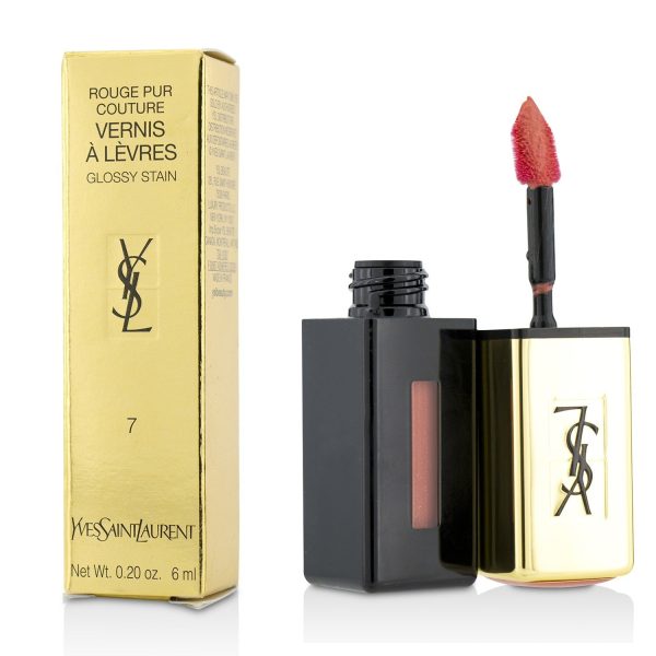 Yves Saint Laurent Rouge Pur Couture Vernis a Levres Glossy Stain - # 50 Encre Nude  6ml 0.2oz Sale