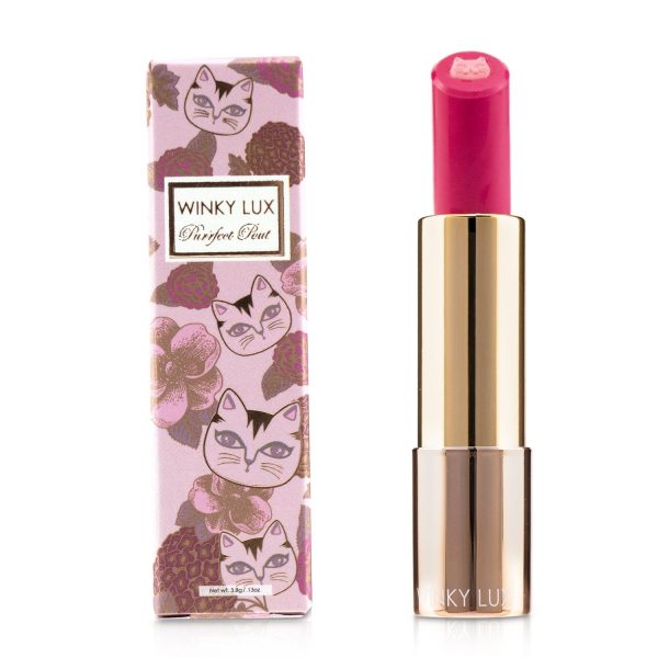 Winky Lux Purrfect Pout Sheer Lipstick - # Pawsh (Sheer Nude)  3.8g 0.13oz Fashion