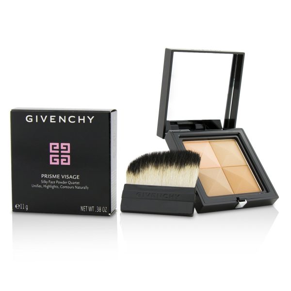 Givenchy Prisme Visage Silky Face Powder Quartet - # 5 Soie Abricot  11g 0.38oz Online Hot Sale