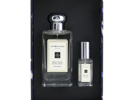 Jo Malone Wood Sage & Sea Salt Cologne Duo Coffret: Cologne Spray 100ml 3.4oz + Cologne Spray 9ml 0.3oz  2pcs Fashion