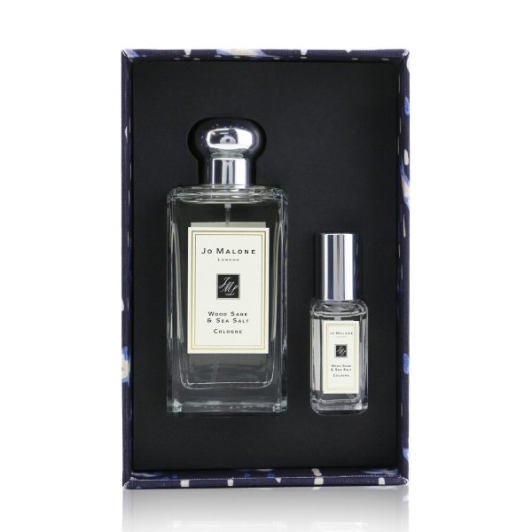 Jo Malone Wood Sage & Sea Salt Cologne Duo Coffret: Cologne Spray 100ml 3.4oz + Cologne Spray 9ml 0.3oz  2pcs Fashion