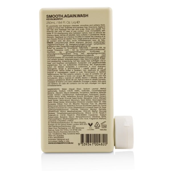 Kevin.Murphy Smooth.Again.Wash (Smoothing Shampoo - For Thick, Coarse Hair)  250ml 8.4oz For Cheap