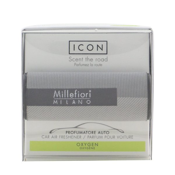 Millefiori Icon Textile Geometric Car Air Freshener - Oxygen  1pc Online Sale