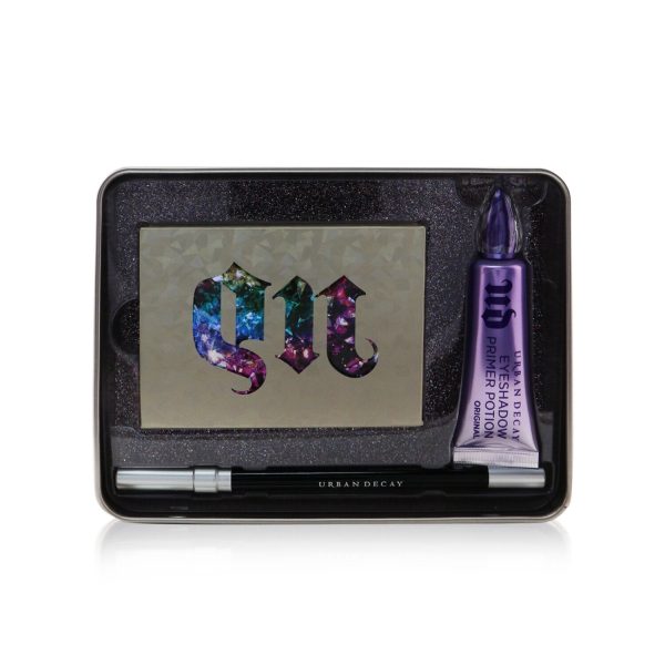 Urban Decay Stoned Vibes Major Gems Set: (1x Mini Eyeshadow Palette + 1x Eye Pencil + 1x Eyeshadow Primer)  3pcs Fashion