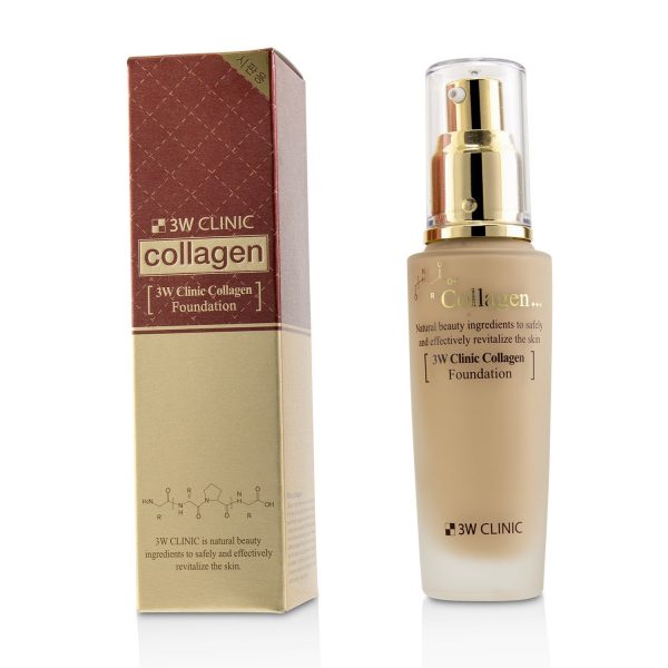 3W Clinic Collagen Foundation - # 21 (Transparent Beige)  50ml 1.67oz Online