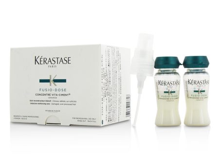 Kerastase Fusio-Dose Concentre Vita-Ciment Ceramide Intensive Reinforcing Care (Damaged, Over-Processed Hair)  10x12ml 0.4oz Cheap