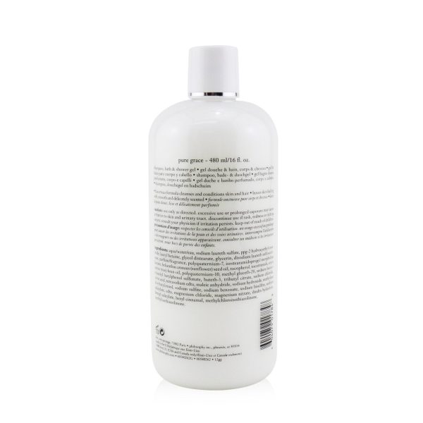 Philosophy Pure Grace Shampoo, Bath & Shower Gel  480ml 16oz Sale