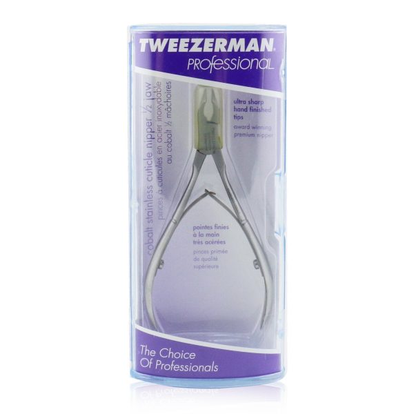 Tweezerman Professional Cobalt Stainless Cuticle Nipper - 1 2 Jaw Online