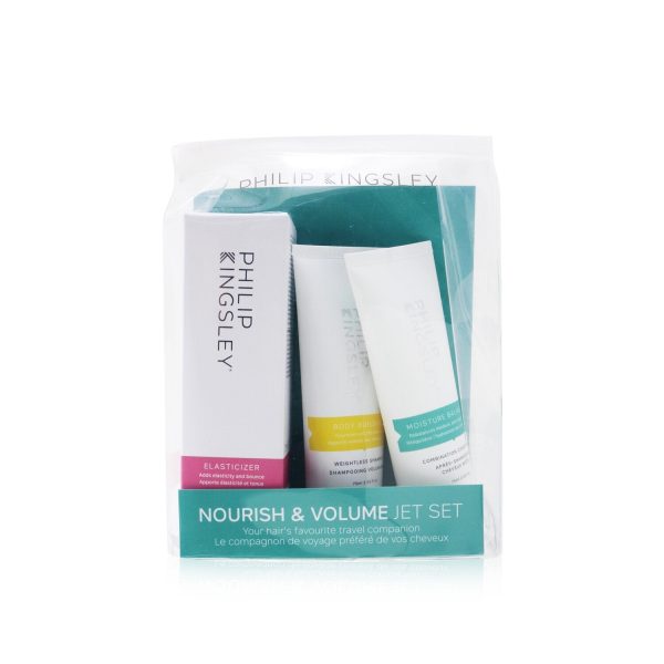 Philip Kingsley Nourish & Volume Jet Set  3pcs Supply