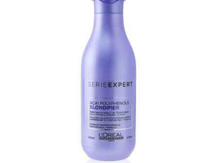 L Oreal Professionnel Serie Expert - Blondifier Acai Polyphenols Resurfacing and Illuminating System Conditioner (For Blonde Hair)  200ml 6.7oz on Sale