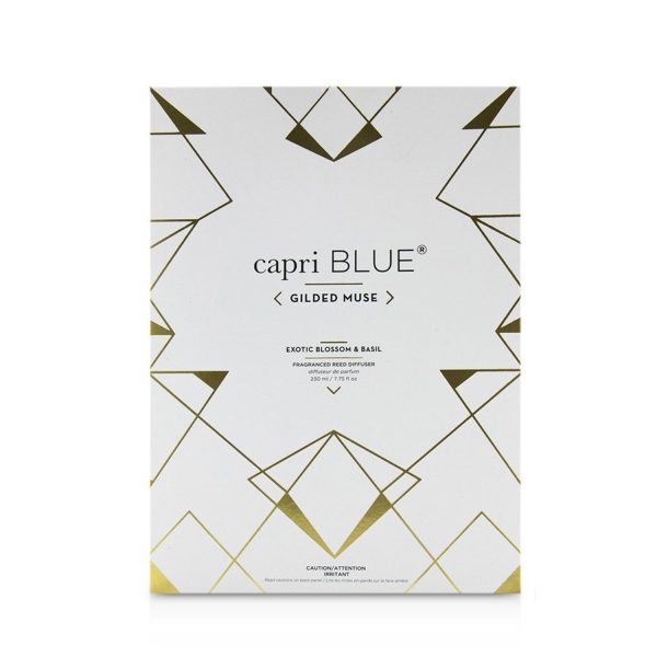 Capri Blue Gilded Muse Reed Diffuser - Exotic Blossom & Basil  230ml 7.75oz Sale