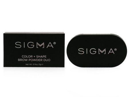 Sigma Beauty Color + Shape Brow Powder Duo - # Medium  3g 0.11oz Hot on Sale