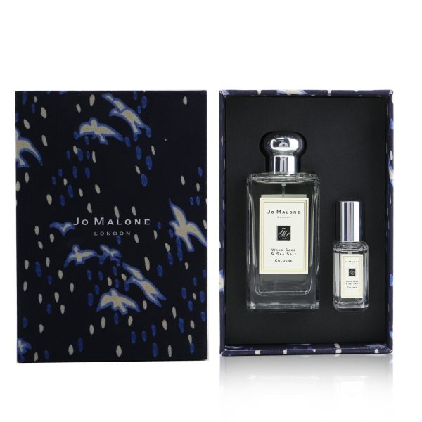 Jo Malone Wood Sage & Sea Salt Cologne Duo Coffret: Cologne Spray 100ml 3.4oz + Cologne Spray 9ml 0.3oz  2pcs Fashion