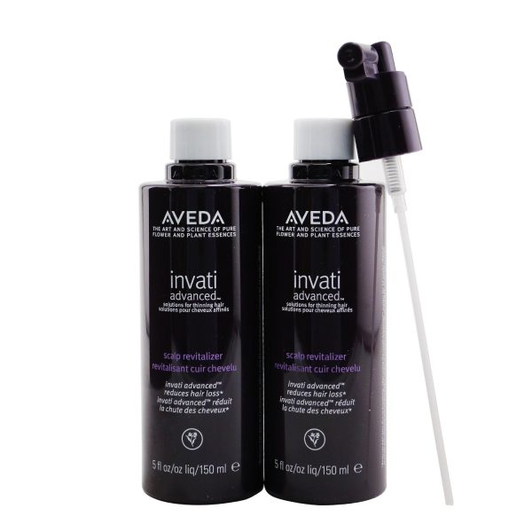 Aveda Invati Advanced Scalp Revitalizer - Solutions For Thinning Hair (2 Refills + Pump)  2x150ml Hot on Sale