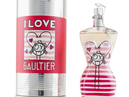 Jean Paul Gaultier Classique Eau Fraiche Eau De Toilette Spray (I Love Gaultier)  100ml 3.4oz Supply