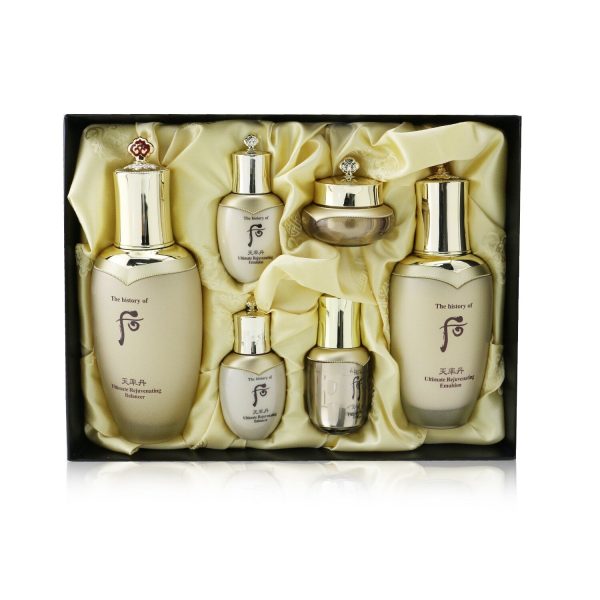 Whoo (The History Of Whoo) Cheonyuldan Ultimate Rejuvenating Set: Balancer (150ml+25ml) + Emulsion (110ml+25ml) + Essence 8ml + Cream 10ml  6pcs For Sale