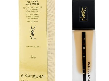 Yves Saint Laurent All Hours Foundation SPF 20 - # B50 Honey  25ml 0.84oz on Sale