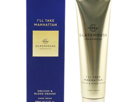 Glasshouse Hand Cream - I ll Take Manhattan (Orchids & Blood Orange)  100ml 3.4oz Online Sale