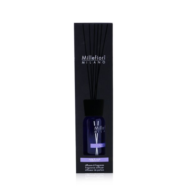 Millefiori Natural Fragrance Diffuser - Violet & Musk  100ml 3.38oz Hot on Sale