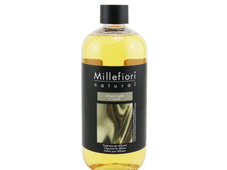 Millefiori Natural Fragrance Diffuser Refill - Mineral Gold  500ml 16.9oz on Sale