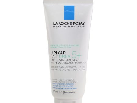 La Roche Posay Lipikar Lait Urea 5+ Smoothing Soothing Lotion (Anti-Flaking & Anti-Irritation)  200ml 6.6oz Supply