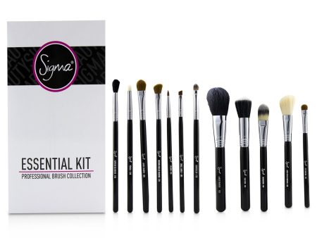 Sigma Beauty Essential Kit Professional Brush Collection - # Black  12pcs Discount