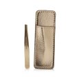 Tweezerman Mini Slant Tweezer With Case - Rose Gold (Studio Collection) Online now