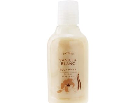 Thymes Vanilla Blanc Petite Body Wash  74ml 2.5oz on Sale