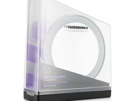 Tweezerman LED 15X Mini Mirror (Studio Collection) Online Sale