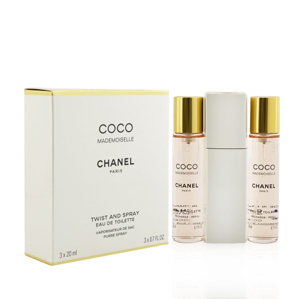 Chanel Coco Mademoiselle Twist & Spray Eau De Toilette  3x20ml 0.7oz Online