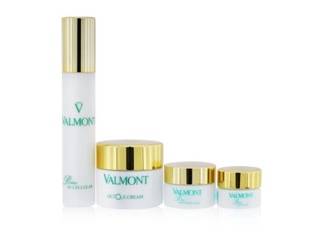 Valmont The Oxygen Symphony Set: Prime Renewing Pack 15ml + Prime B -Cellular 30ml + Prime Contour 5ml + Deto2x Cream 45ml  4pcs For Sale