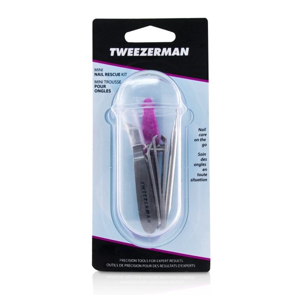 Tweezerman Mini Nail Rescue 4pcs Set - # With Pink Nail File  4pcs Cheap