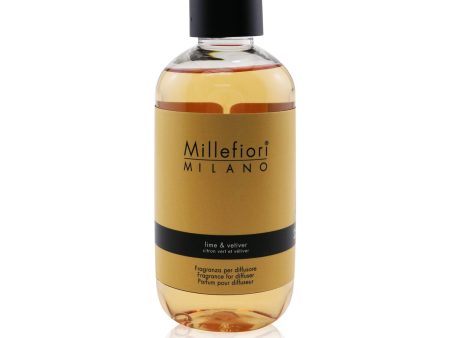 Millefiori Natural Fragrance Diffuser Refill - Lime & Vetiver  250ml 8.45oz on Sale