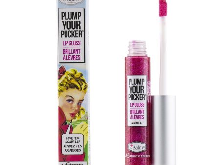 TheBalm Plum Your Pucker Lip Gloss - # Magnify  7ml 0.237oz For Sale