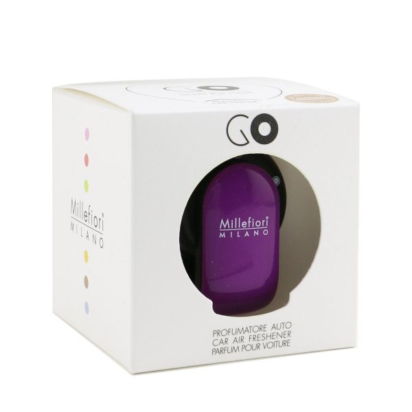 Millefiori Go Car Air Freshener - Sandalo Bergamotto (Purple Case)  4g 0.14oz For Sale