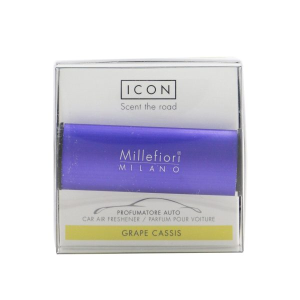 Millefiori Icon Classic Car Air Freshener - Grape Cassis  1pc on Sale