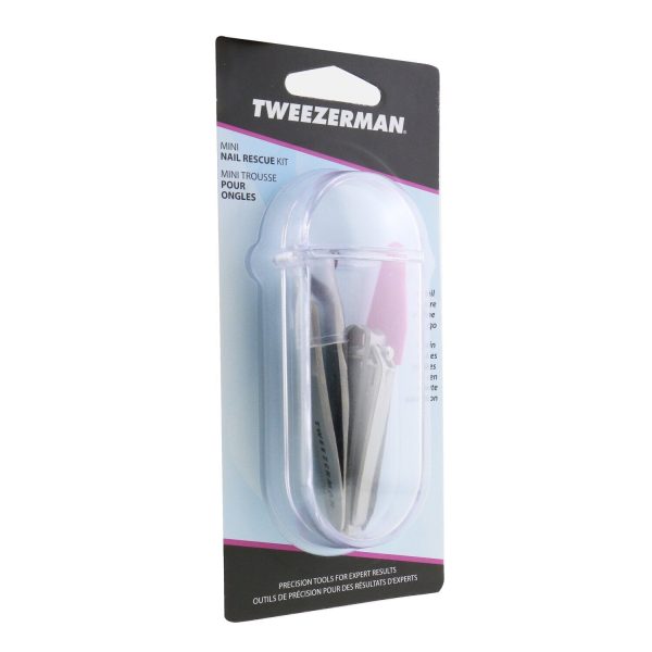 Tweezerman Mini Nail Rescue 4pcs Set - # With Pink Nail File  4pcs Cheap