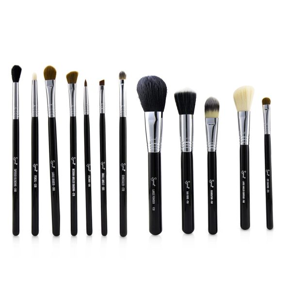 Sigma Beauty Essential Kit Professional Brush Collection - # Black  12pcs Discount