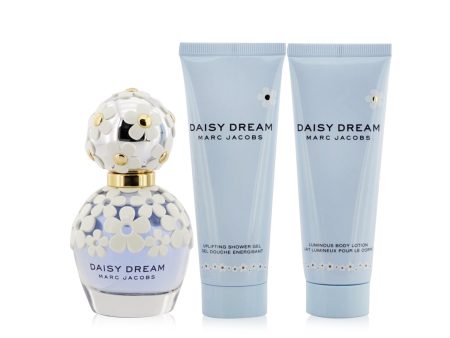 Marc Jacobs Daisy Dream Coffret: Eau De Toilette Spray 50ml 1.7oz + Luminous Body Lotion 75ml 2.5oz + Uplifting Shower Gel 75ml 2.5oz  3pcs Sale