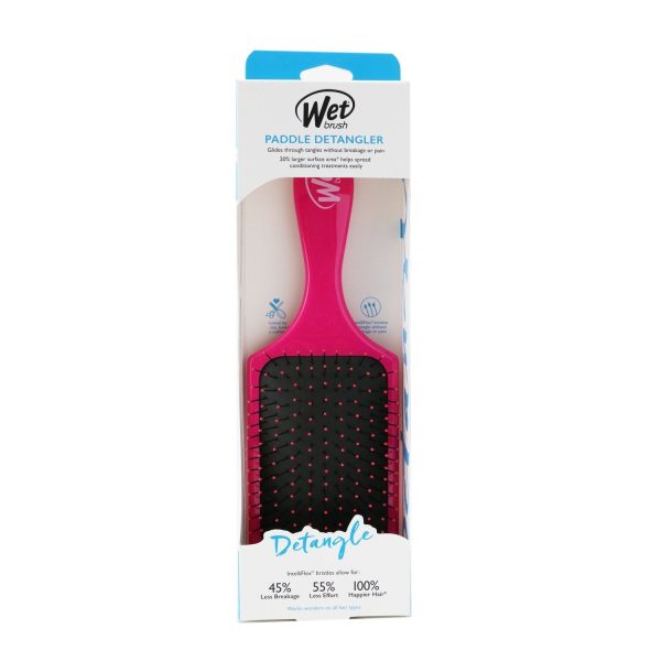 Wet Brush Paddle Detangler - # Pink  1pc For Cheap